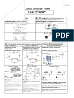 2.0 Electricity: Planning Experiment Form 5