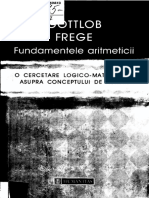 GOTTLOB FREGE Fundamentele-Aritmeticii PDF