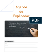 Agenda Do Explicador