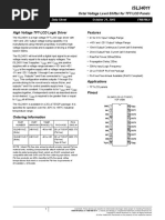 Octal Voltage Level Shifter For TFT/LCD Panels: FN6196.0 Data Sheet October 21, 2005