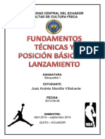 Técnicas de Lanzamiento Basket