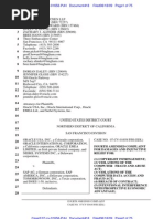 Oracle Complaint Vs SAP