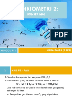 Kd-11,12 - Stoikiometri - Konsep Mol Dan Persamaan Reaksi-1