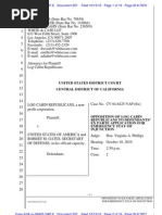 Download LCR v USA - Opposition to Application for Emergency Stay by Kathleen Perrin SN39438778 doc pdf