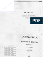 Aritmética y Nociones de Geometría. Primer Libro - José E. Rozán