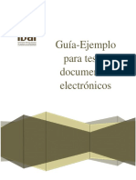 Guía testar documentos