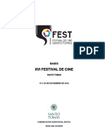 Bases 2.0 XVI Festival de Cine Santo Tomás 2018