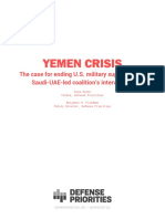 Policy Brief-Yemen Crisis