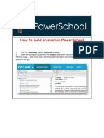 How To Build An Exam On Powerschool