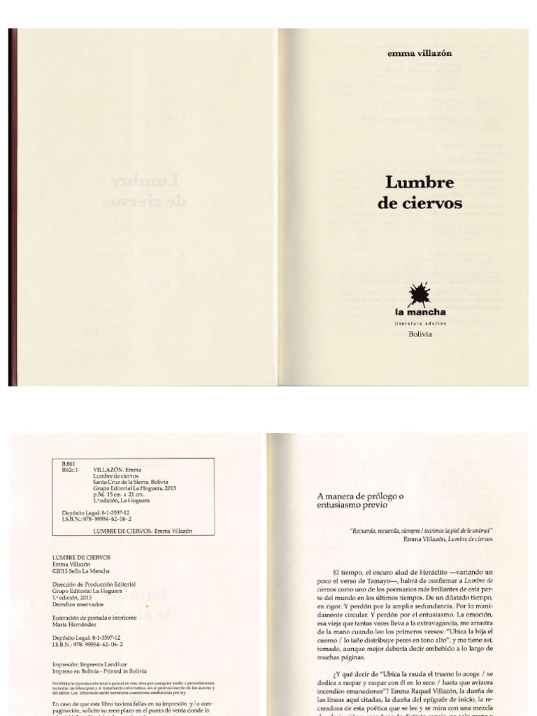 Emma Villazon Lumbre De Ciervos Pdf