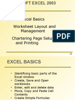 Microsoft Excel 2003 Level 1