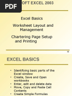 Microsoft Excel 2003 Level 1