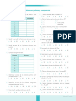 MAT2P - U1 - Ficha Nivel Cero Números Primos y Compuestos PDF