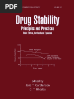 [Drugs and the Pharmaceutical Sciences] Carstensen, Jens T. - Drug Stability, Third Edition, Revised, And Expanded_ Principles and Practices (2000, CRC Press)