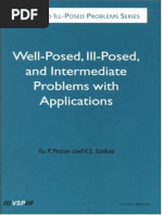 (Inverse and Ill-Posed Problems Series) Yu P Petrov - V S Sizikov - Well-Posed, Ill-Posed, and Intermediate Problems With Applications-VSP (2005)