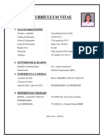 Curriculum Vitae Karina