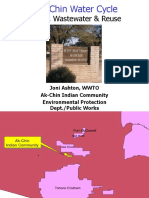 Water, Wastewater & Reuse: Joni Ashton, WWTO Ak-Chin Indian Community Environmental Protection Dept./Public Works