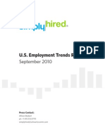 Simply Hired September Job Trends Report