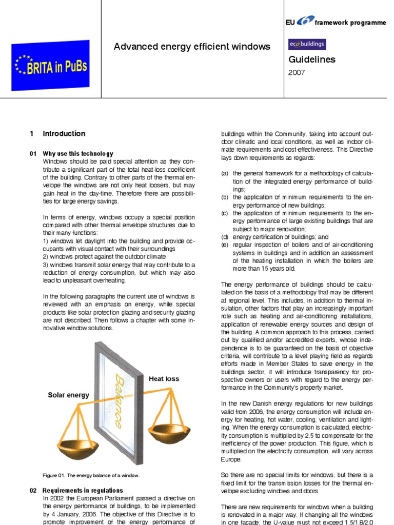 Energy Efficient Window Solutions | PDF | Window | Glasses
