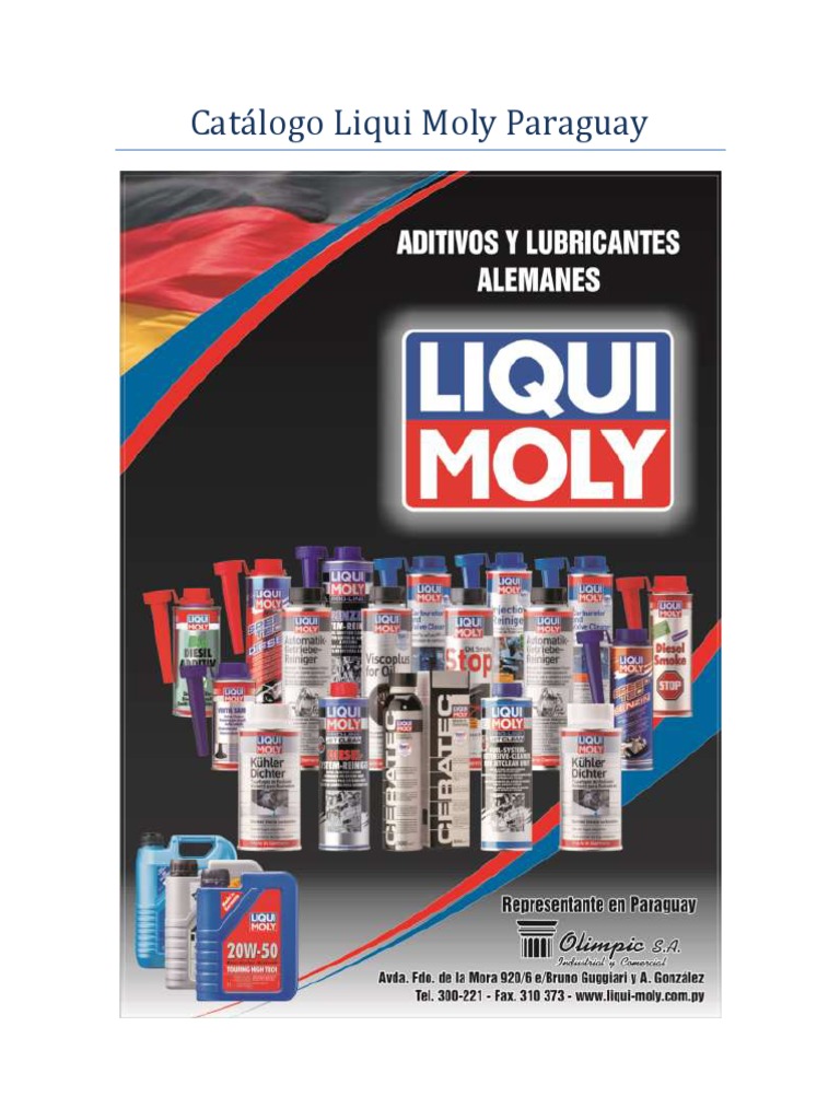 Liqui Moly presenta sus aditivos para prevenir el desgaste del motor