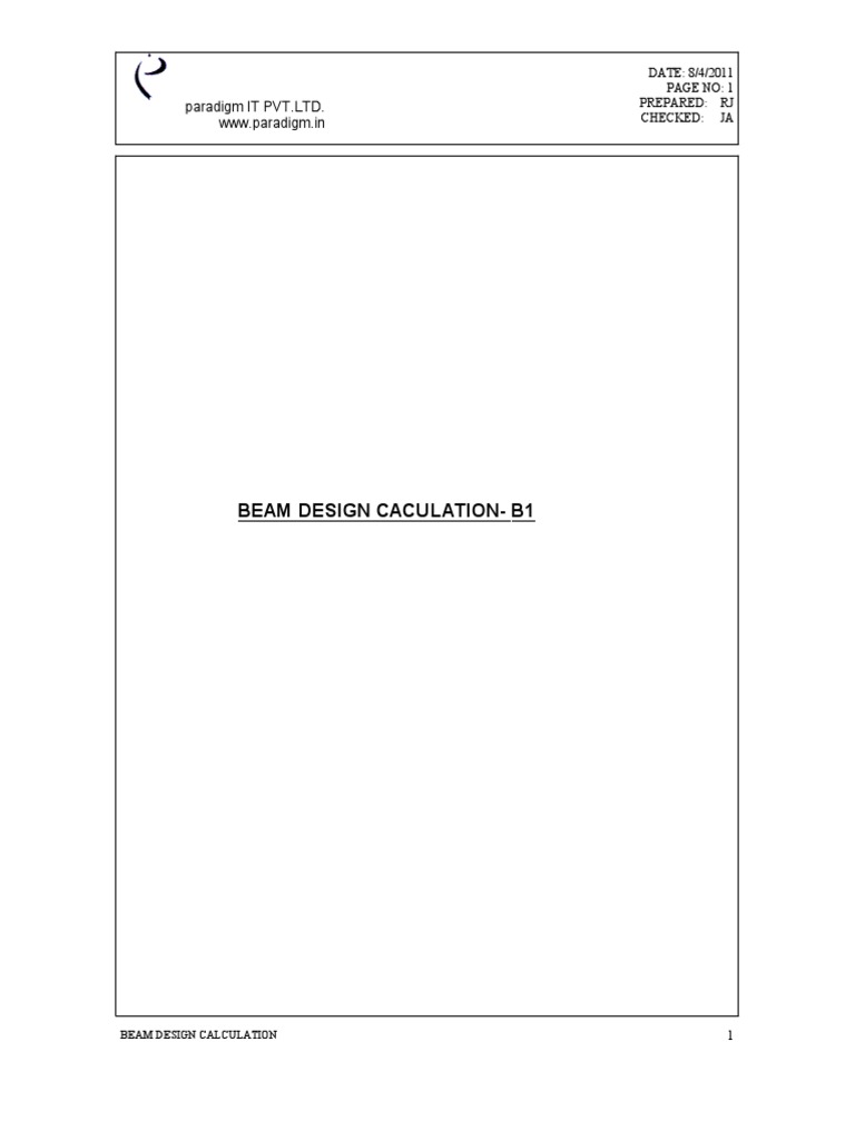 Beam Design | PDF