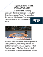 Branding Lapangan Futsal WA