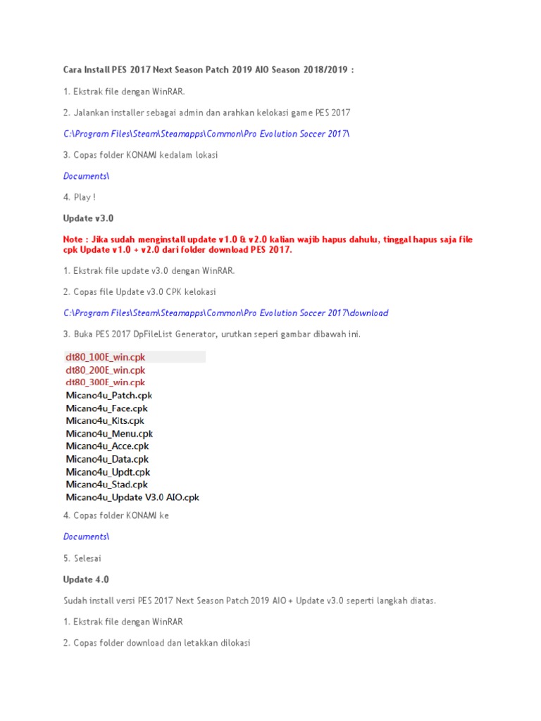 Cara Install Pes 2013 Di Pc