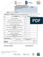 Lista de Cotejo