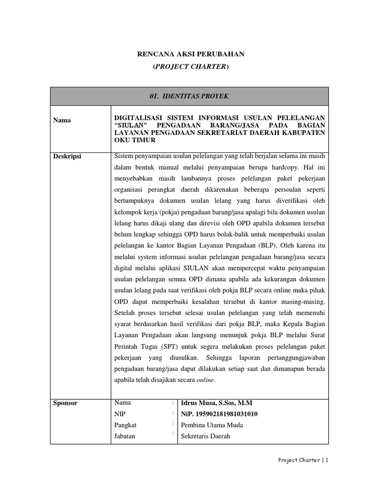Digitalisasi Pengadaan Barang/Jasa OKU Timur | PDF