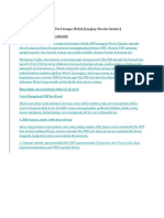 3 Cara Mengubah PDF Ke Word Dengan Mudah