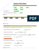 Doubly Reinforced RCC Beam Design