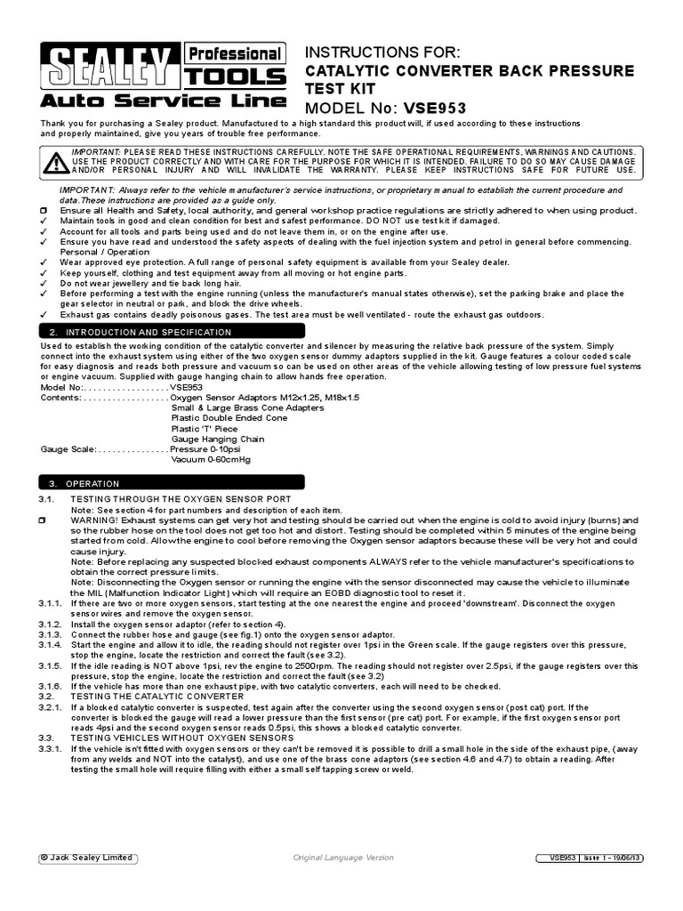 Catalytic Converter and Exhaust Back Pressure PDF Exhaust Gas Engines