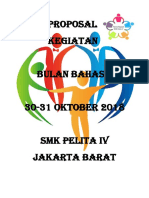 38] PROPOSAL KEGIATAN BULAN BAHASA SMK PELITA IV 2018