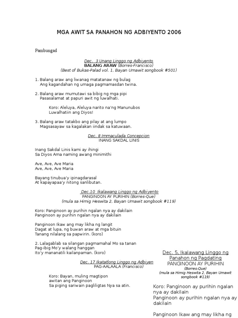 Solemnity of Christ The King 2015 Tagalog Masses Joint Choir at 4pm PDF