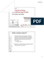 Modul 1. Pentingnya Publikasi Internasional Bagi Peneliti: What Is Exactly Research?