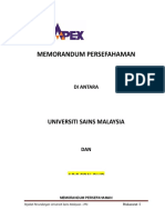 PP 1 - Memorandum Persefahaman - Bahasa Melayu