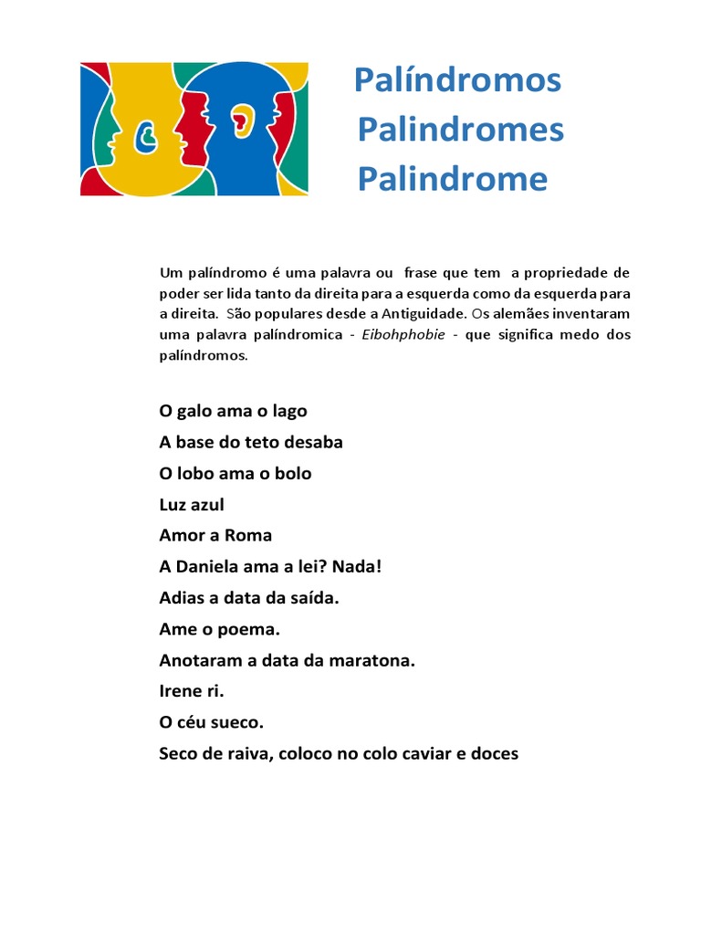 Palindromes Words And Phrases That Read The Same Backwards And