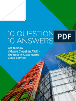 Vmware Cloud on Aws 10 Questions 10 Answers eBook