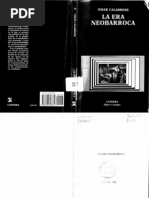 Calabrese Omar La Era Neobarroca | PDF