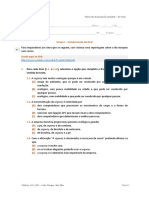 ASA - Teste de Avalia Æo 8 Ano - Janeiro