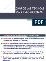 Clasificacion de Las Pruebas Proyectivas