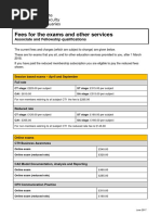 ACA Qualification Cost Breakdown | PDF
