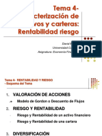 Tema 4 Rentabilidad y Riesgo