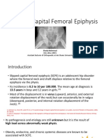 Slipped Capital Femoral Epiphysis: MSC Otho, MRCS Assistant Lecturer of Orthopaedic at Ain Shams University