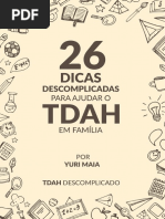 26 Dicas Para Ajudar o TDAH Em Família