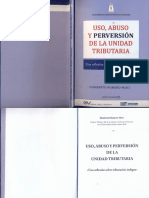 Uso Abuso y Perversion de La Unidad Tributaria Del 01 Al 13