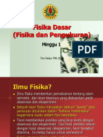 Fisika Dasar Minggu 1