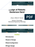 Design of a Robotic Dexterous Hand