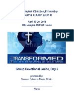 Youth Camp Devotion (Day 2) For Campers