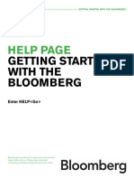 Bloomberg Terminal Guide